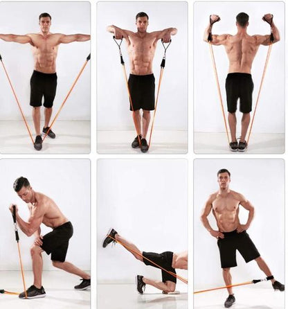 Kit bandas tubulares de 100 LBS