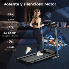 Caminadora Trotadora Eléctrica de Alto Rendimiento motor 2.5HP y Garantía de 1 Año