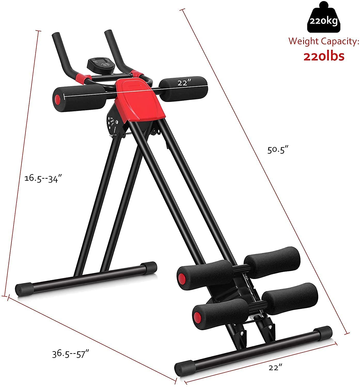 AB Vertica ® Máquina de entrenamiento abdominal ajustable