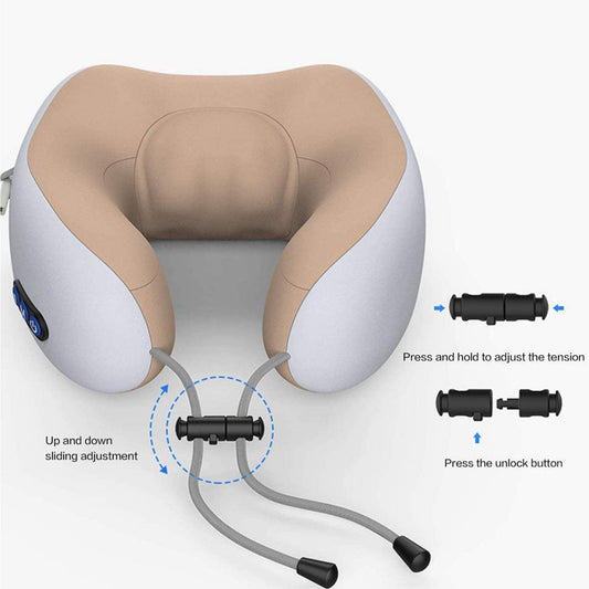 Cojín Masajeador Cuello  Electrico recargable PRO
