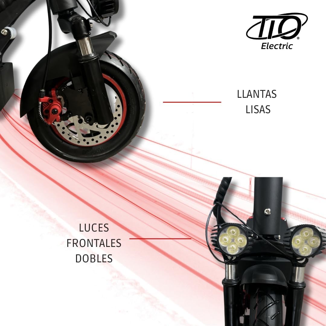 patineta y Scooter Eléctrico T5 Master PRO 1000w  65km