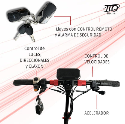 patineta y Scooter Eléctrico T5 Master PRO 1000w  65km