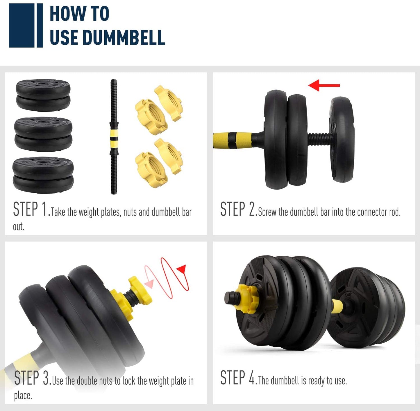 Kit pesas ajustables 20 kilos PRO