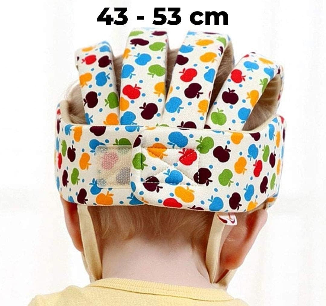 asco para Bebé de Protección y Seguridad para Niños para Proteger Cabeza Infantil; Ideal para Gatear y Bicicleta de Niño y Niña; Gorro Ajustable Impreso Protector Antigolpes
