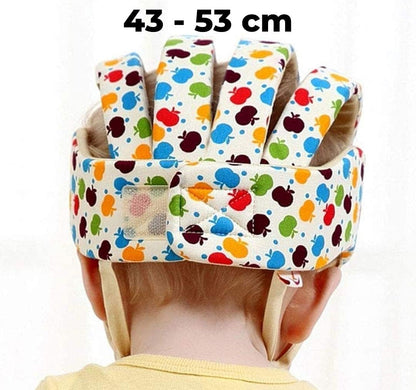 asco para Bebé de Protección y Seguridad para Niños para Proteger Cabeza Infantil; Ideal para Gatear y Bicicleta de Niño y Niña; Gorro Ajustable Impreso Protector Antigolpes