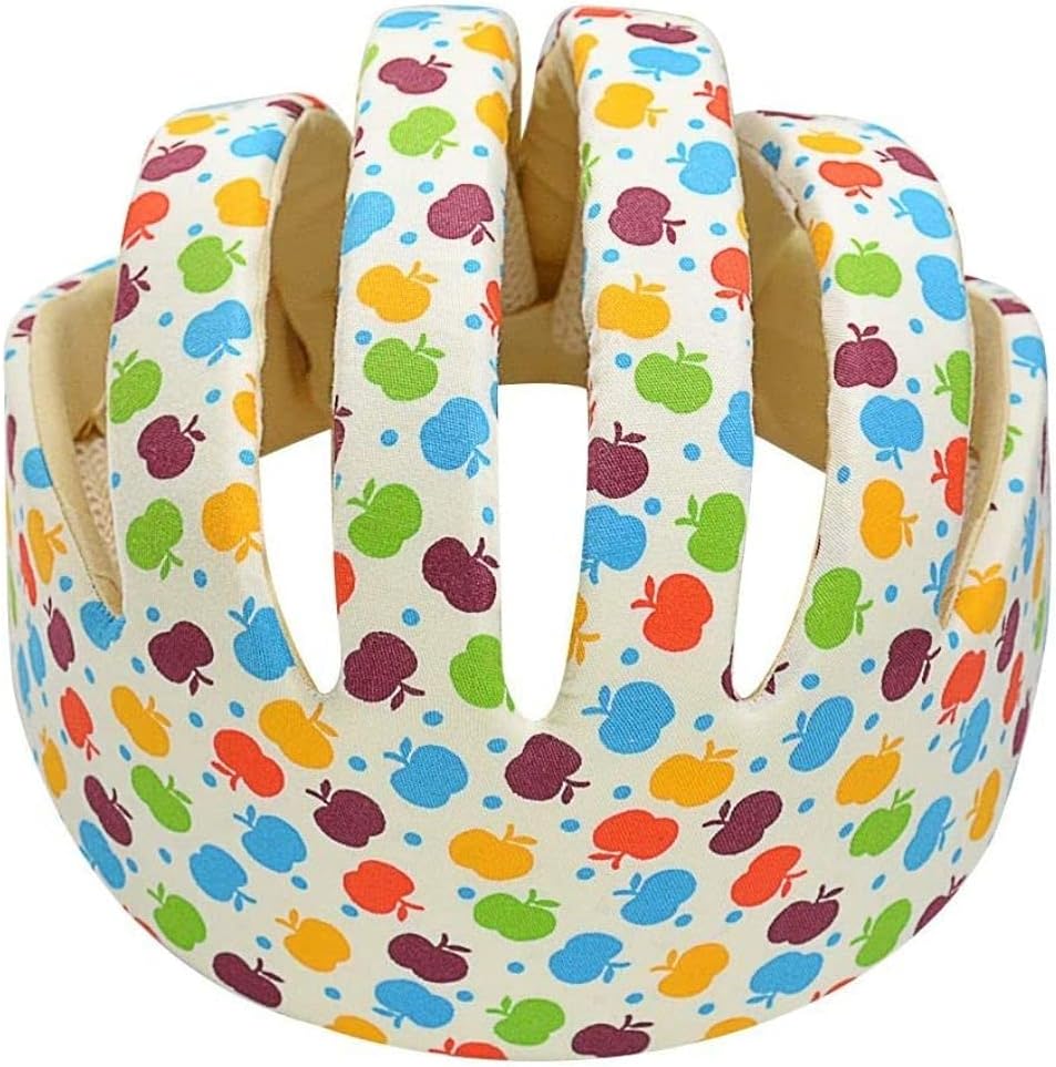 asco para Bebé de Protección y Seguridad para Niños para Proteger Cabeza Infantil; Ideal para Gatear y Bicicleta de Niño y Niña; Gorro Ajustable Impreso Protector Antigolpes