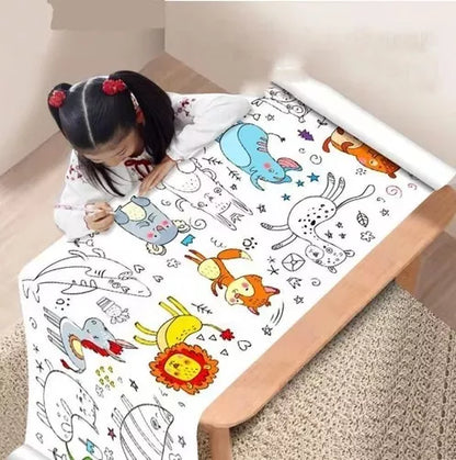 Set Kit Creativo Arte Dibujo Maleta 145 PREMIUM + ROLLO PAPEL DIBUJO